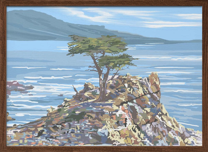 Quiet Sentinel, 17 Mile Drive, California, USA - Stretched Canvas, Poster or Fine Art Print I Heart Wall Art