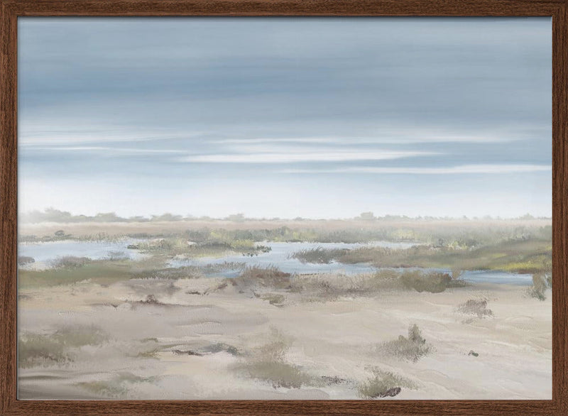 The Misty Rising, Caprivi, Botswana - Stretched Canvas, Poster or Fine Art Print I Heart Wall Art