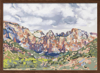 Gathered Peaks, Yosemite National Park - Stretched Canvas, Poster or Fine Art Print I Heart Wall Art