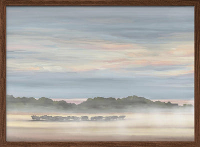 Buffalos In Botswana - Stretched Canvas, Poster or Fine Art Print I Heart Wall Art