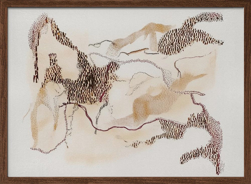 Primitive I - Stretched Canvas, Poster or Fine Art Print I Heart Wall Art