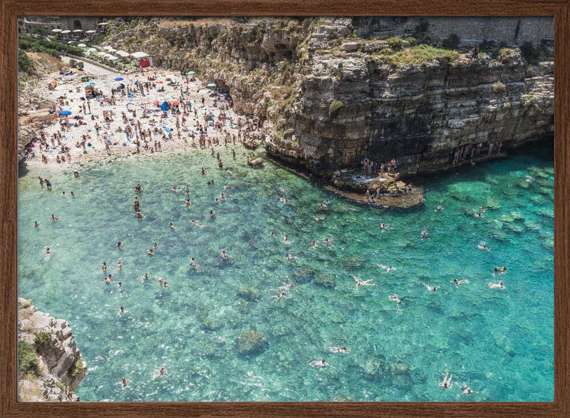 Another day at the Beach in Italy - Stretched Canvas, Poster or Fine Art Print