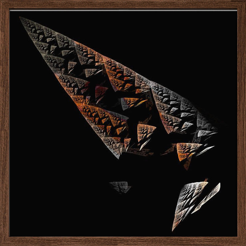 Broken Obelisk - Square Stretched Canvas, Poster or Fine Art Print I Heart Wall Art