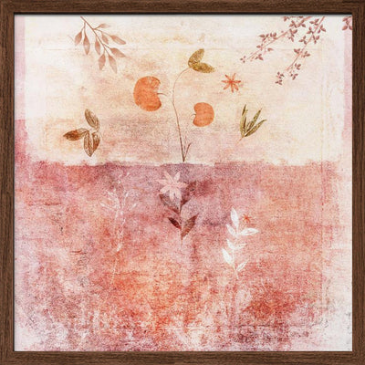 Pink - Square Stretched Canvas, Poster or Fine Art Print I Heart Wall Art