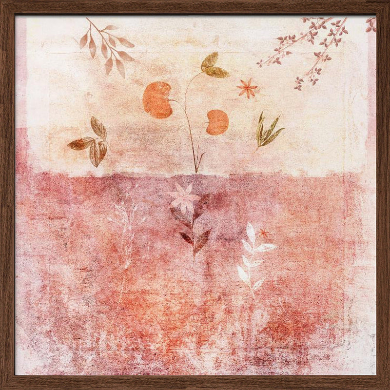 Pink - Square Stretched Canvas, Poster or Fine Art Print I Heart Wall Art