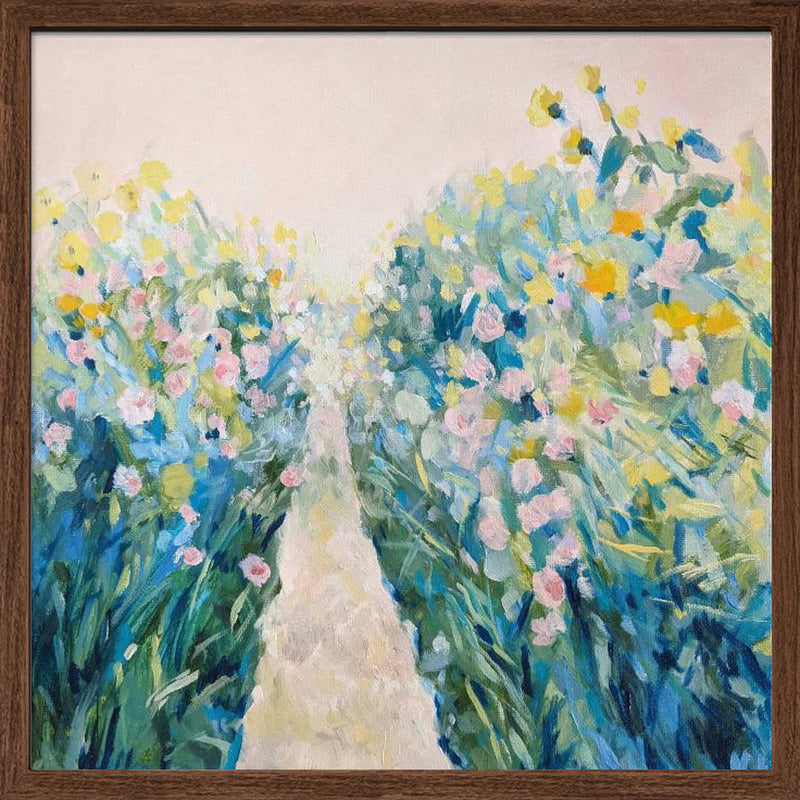 Light Summer - Square Stretched Canvas, Poster or Fine Art Print I Heart Wall Art