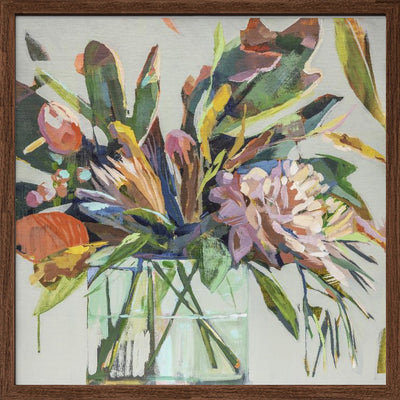 Spikeybouquet - Square Stretched Canvas, Poster or Fine Art Print I Heart Wall Art