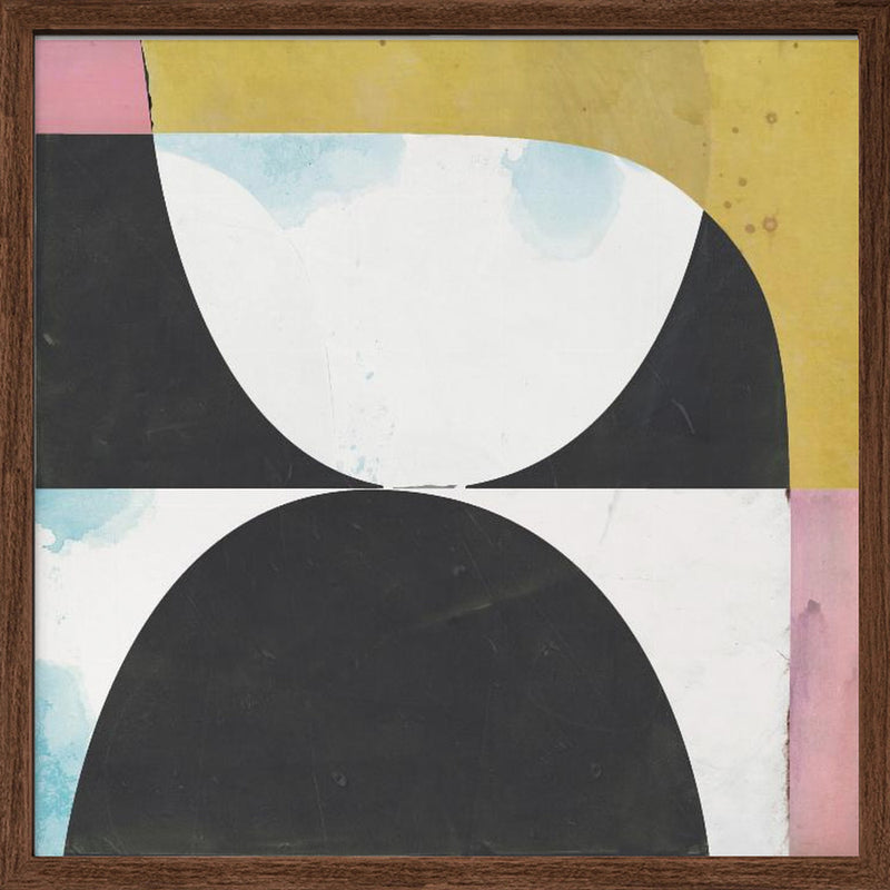 Touching - Square Stretched Canvas, Poster or Fine Art Print I Heart Wall Art