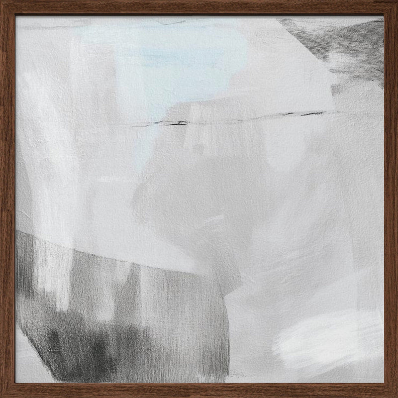 Layers IV - Square Stretched Canvas, Poster or Fine Art Print I Heart Wall Art