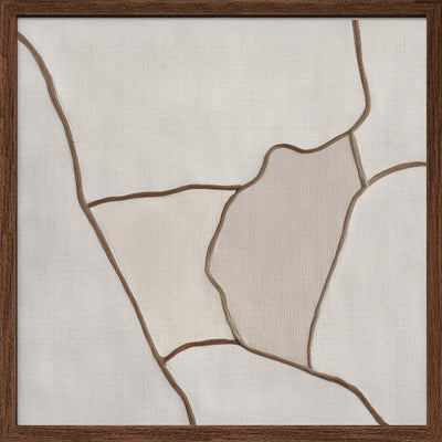 Trace II - Square Stretched Canvas, Poster or Fine Art Print I Heart Wall Art