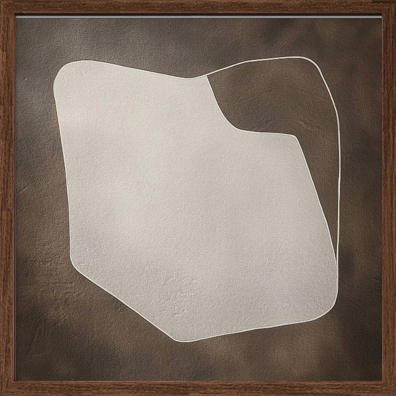 Line and shape I - Square Stretched Canvas, Poster or Fine Art Print I Heart Wall Art