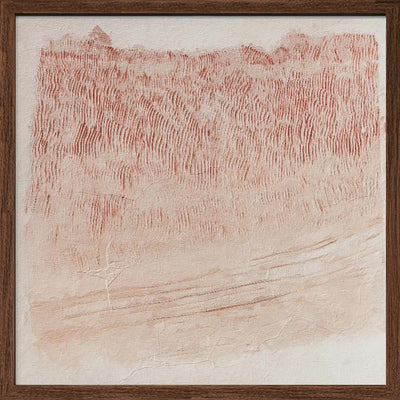 Textured Whispers - Square Stretched Canvas, Poster or Fine Art Print I Heart Wall Art