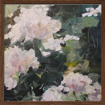 Impressionistic Blooms - Square Stretched Canvas, Poster or Fine Art Print I Heart Wall Art