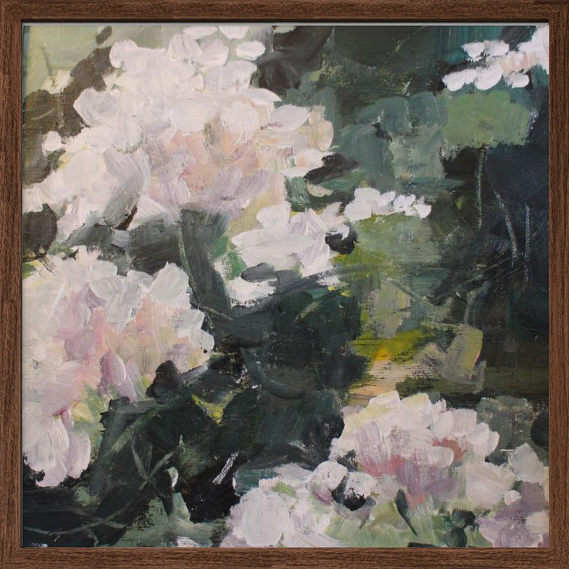 Impressionistic Blooms - Square Stretched Canvas, Poster or Fine Art Print I Heart Wall Art