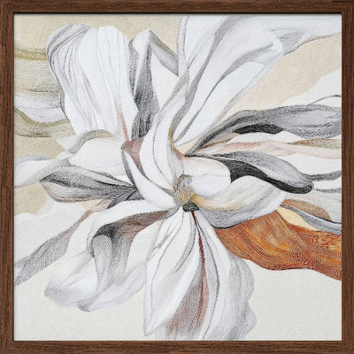 Fleur II - Square Stretched Canvas, Poster or Fine Art Print I Heart Wall Art