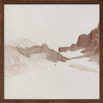 Peaceful nature II - Square Stretched Canvas, Poster or Fine Art Print I Heart Wall Art