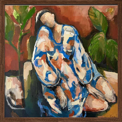 Alice - Square Stretched Canvas, Poster or Fine Art Print