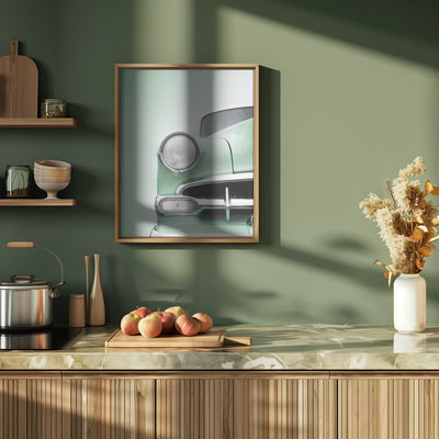 US classic car 1954 Bel Air Powerglide - Stretched Canvas, Poster or Fine Art Print I Heart Wall Art