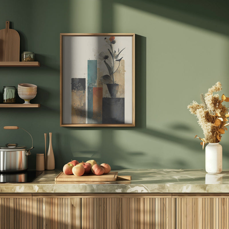 Geometric Stillife - Stretched Canvas, Poster or Fine Art Print I Heart Wall Art