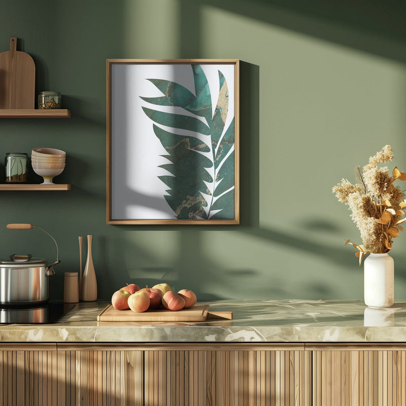 Tropical leaf 2 - Stretched Canvas, Poster or Fine Art Print I Heart Wall Art