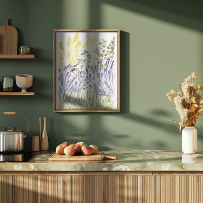 Elisa's garden right - Stretched Canvas, Poster or Fine Art Print I Heart Wall Art