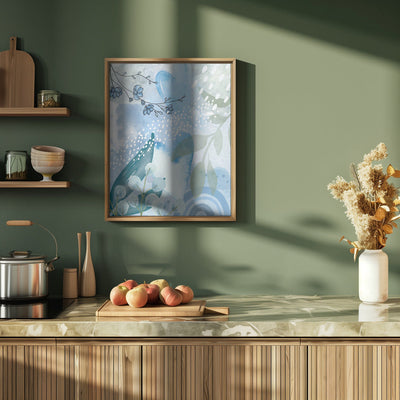 Iceberg Blue-2 - Stretched Canvas, Poster or Fine Art Print I Heart Wall Art