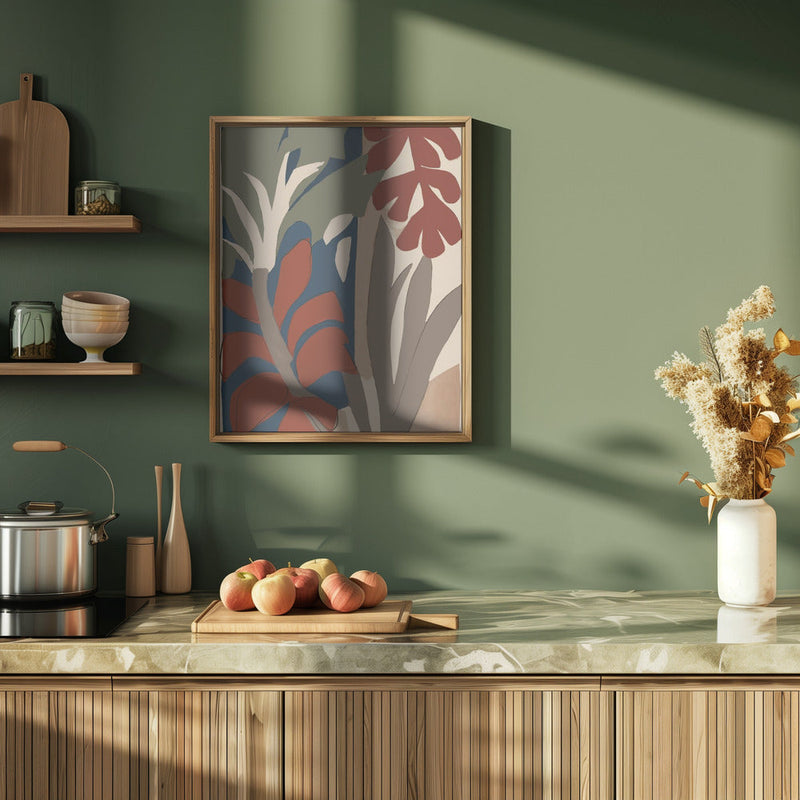 Botanical Impression No 1 - Stretched Canvas, Poster or Fine Art Print I Heart Wall Art