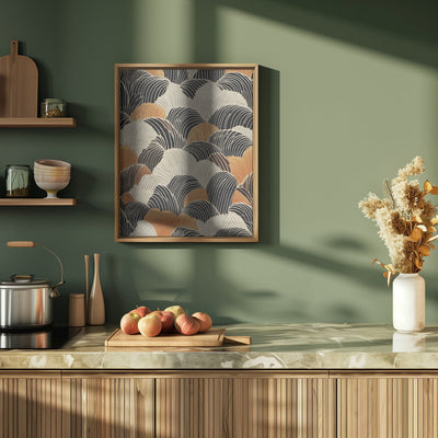 Shell Mountains - Stretched Canvas, Poster or Fine Art Print I Heart Wall Art