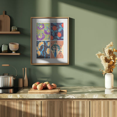 Patterns 7 - Stretched Canvas, Poster or Fine Art Print I Heart Wall Art