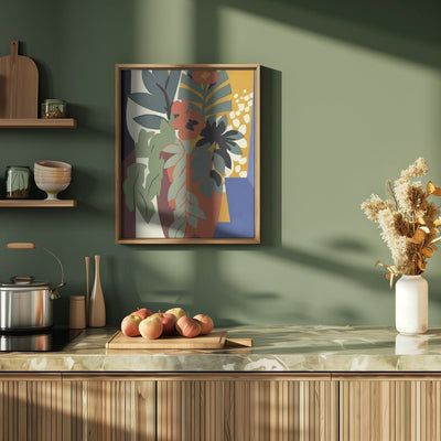 Abstract Flower Impressions - Stretched Canvas, Poster or Fine Art Print I Heart Wall Art