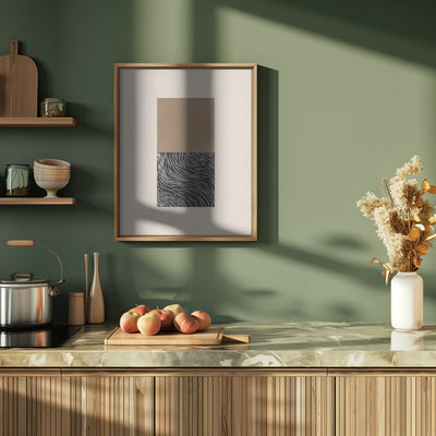 Geometric and Organic Shapes - Stretched Canvas, Poster or Fine Art Print I Heart Wall Art