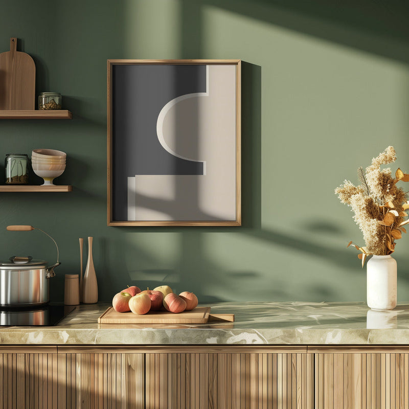 Abstract Graphic Shapes - Stretched Canvas, Poster or Fine Art Print I Heart Wall Art