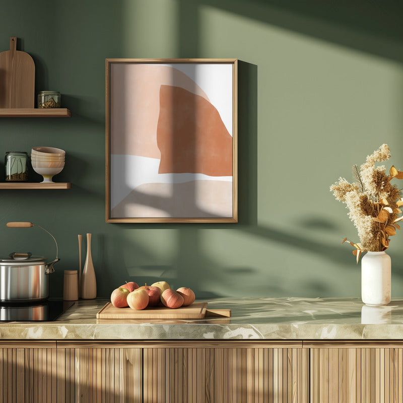 Gentle Earth Tones - Stretched Canvas, Poster or Fine Art Print I Heart Wall Art