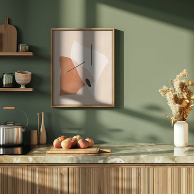 Geometric Shapes In Earthy Tones - Stretched Canvas, Poster or Fine Art Print I Heart Wall Art