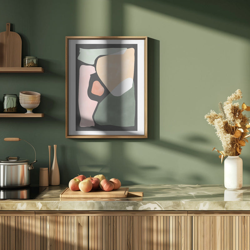 Shapes Harmony - Stretched Canvas, Poster or Fine Art Print I Heart Wall Art