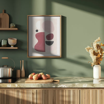 Abstract Geometric Shapes - Stretched Canvas, Poster or Fine Art Print I Heart Wall Art