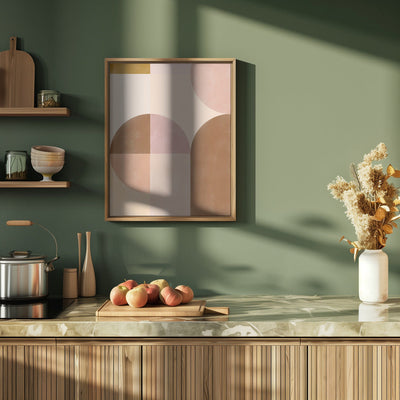 Earthy Geometrics - Stretched Canvas, Poster or Fine Art Print I Heart Wall Art