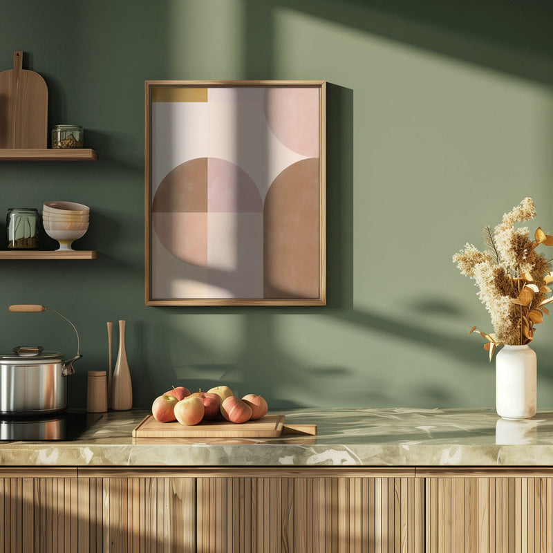 Earthy Geometrics - Stretched Canvas, Poster or Fine Art Print I Heart Wall Art