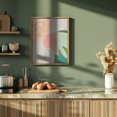 Cut out leaves - Stretched Canvas, Poster or Fine Art Print I Heart Wall Art