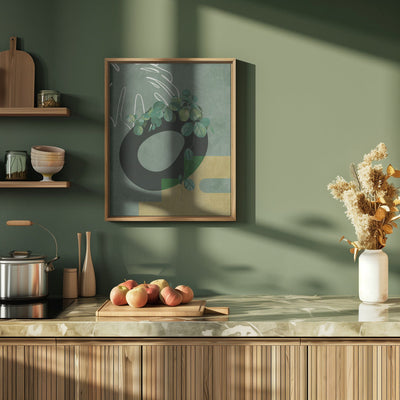 Leaves More 4 Greenery - Stretched Canvas, Poster or Fine Art Print I Heart Wall Art