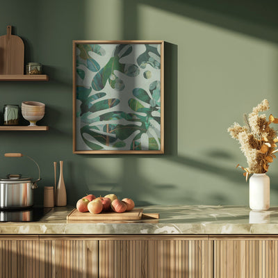 Leaves More 10 Kopie - Stretched Canvas, Poster or Fine Art Print I Heart Wall Art