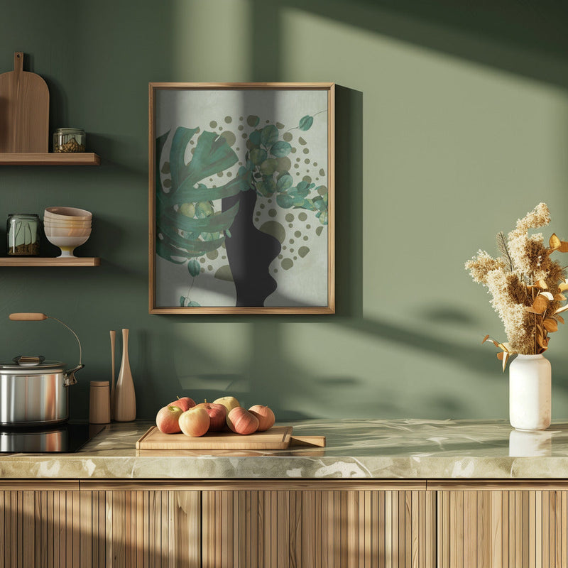 Leaves More 5 Kopie - Stretched Canvas, Poster or Fine Art Print I Heart Wall Art