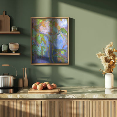 Floral Dreamscape - Stretched Canvas, Poster or Fine Art Print I Heart Wall Art