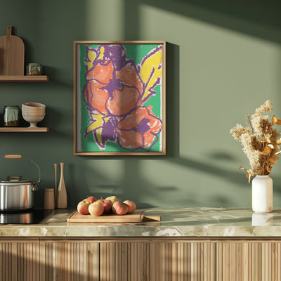 Peonies - Stretched Canvas, Poster or Fine Art Print I Heart Wall Art