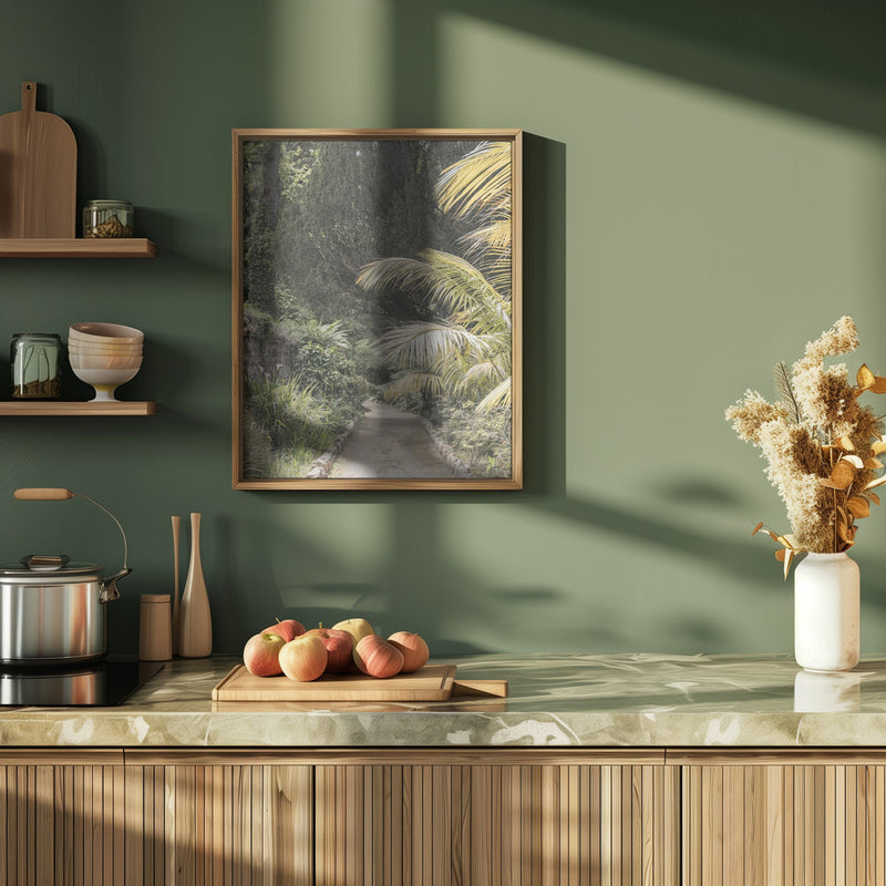 Tropical Walk - Stretched Canvas, Poster or Fine Art Print I Heart Wall Art