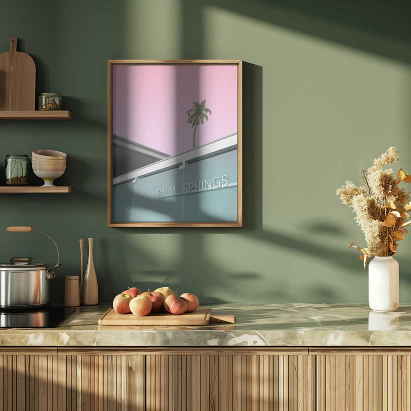 Welcome to Palm Springs - Stretched Canvas, Poster or Fine Art Print I Heart Wall Art