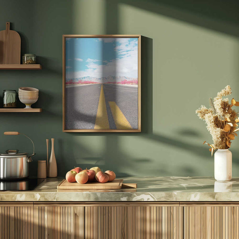 Road to Death Valley - Stretched Canvas, Poster or Fine Art Print I Heart Wall Art