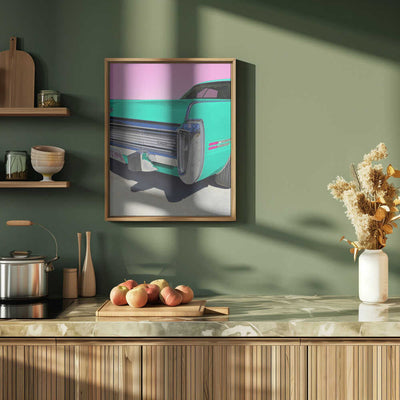 Mint Green 73 Imperial - Stretched Canvas, Poster or Fine Art Print I Heart Wall Art