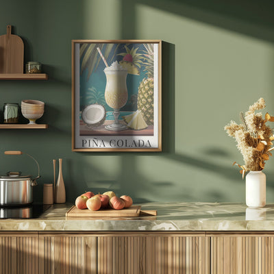 Pina Colada - Stretched Canvas, Poster or Fine Art Print I Heart Wall Art