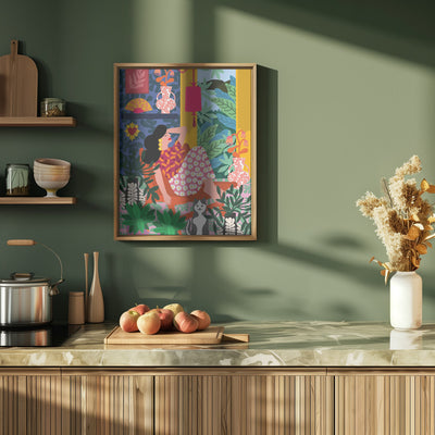 9933x14043 Din 71 - Stretched Canvas, Poster or Fine Art Print I Heart Wall Art